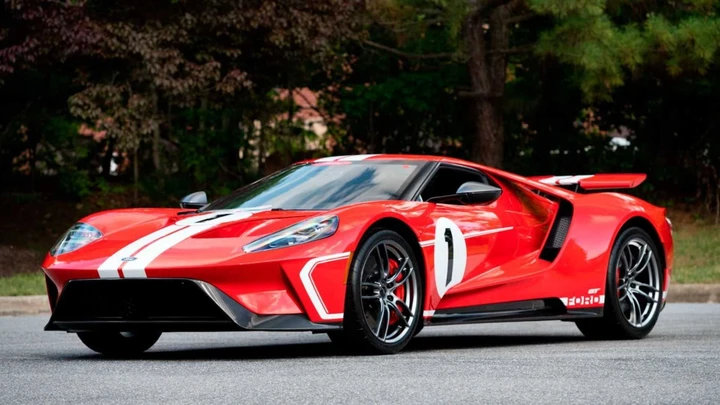 Ford GT ’67 Heritage Edition, all’asta un esemplare che ha percorso solo 11 km