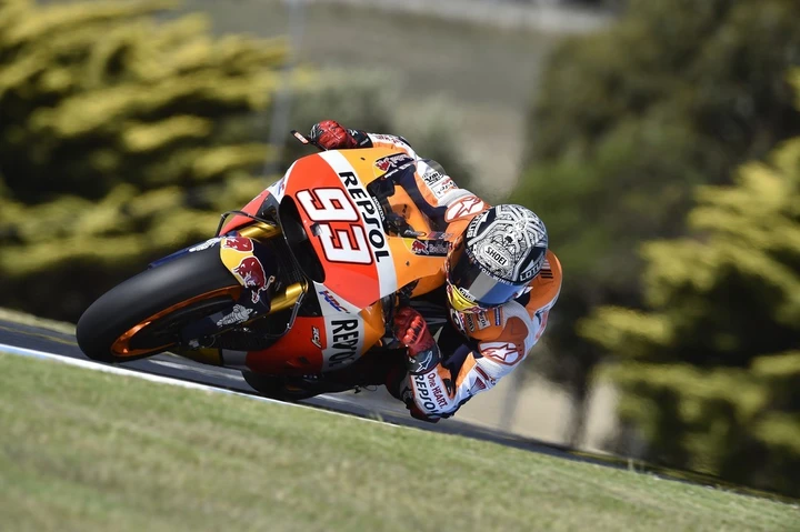 Test MotoGP Phillip Island, Day 3: Marquez davanti, Rossi quinto