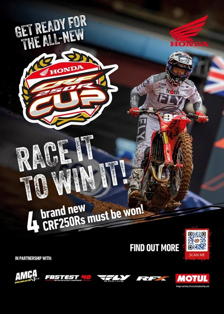Honda CRF250R Cup Regno Unito