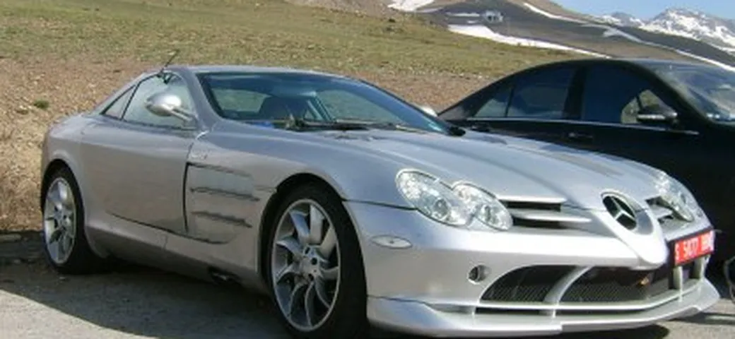 Mercedes SLR - un prototipo in Spagna