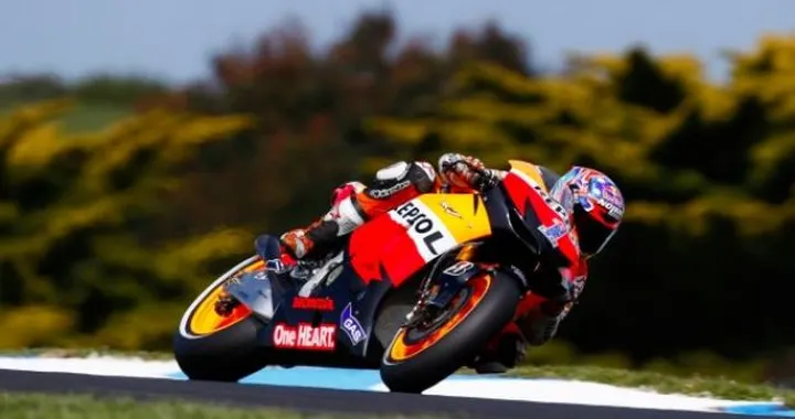 Casey Stoner: "bello essere in pole nel gran premio di casa"