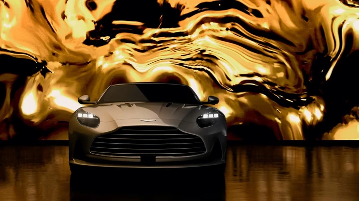 Aston Martin DB12 Goldfinger Edition motore
