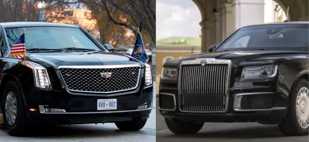 Cadillac One di Biden vs Aurus Senat di Putin: limousine a confronto