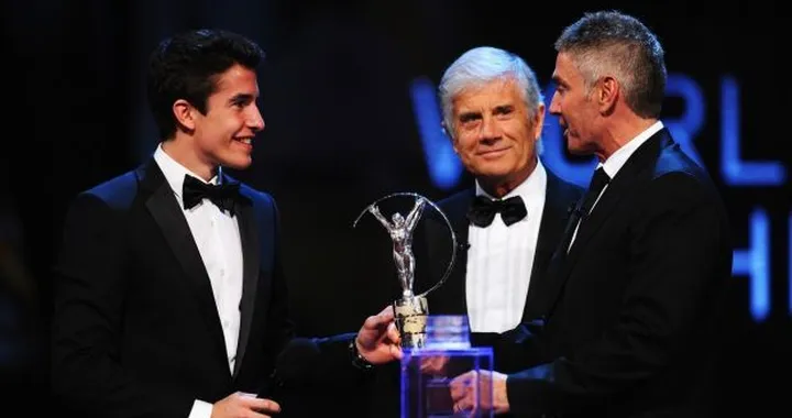 MotoGP, Marquez premiato con il Laureus World Breakthrough Award 2013 [video]