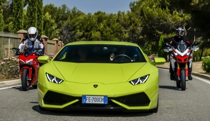 Lamborghini Huracan LP-610: road to Paul Ricard