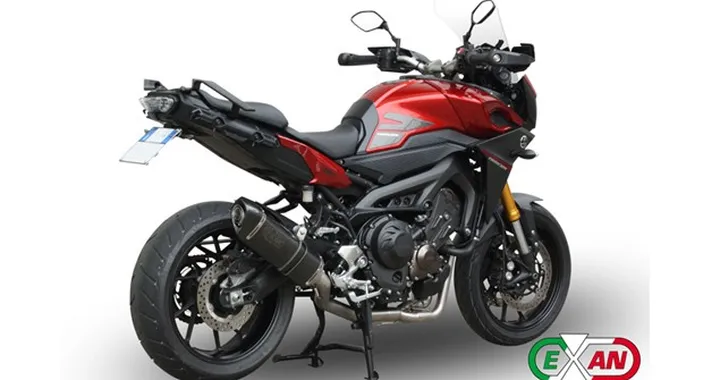 Scarico EXAN X-Black Ovale per Yamaha MT-09 Tracer