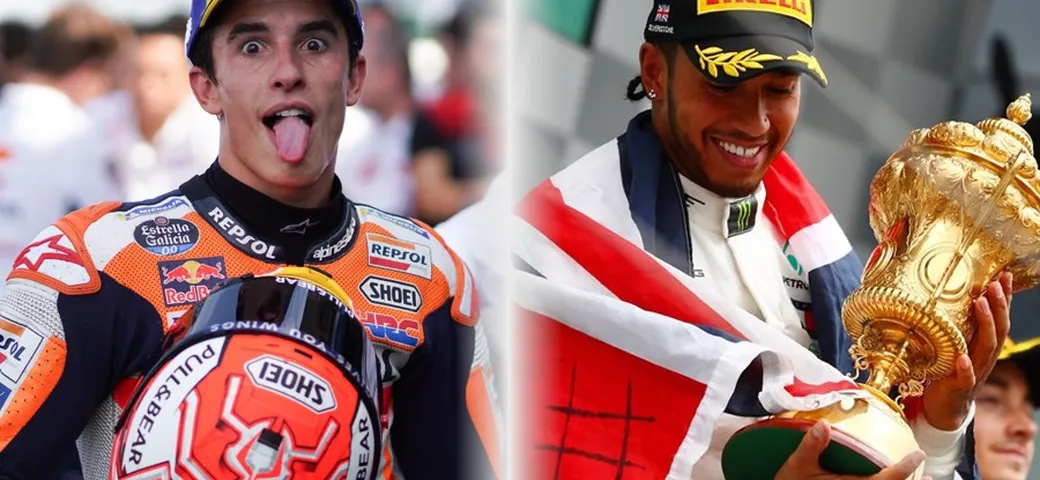 Marquez sfida Hamilton: il pilota di Mercedes accetta!