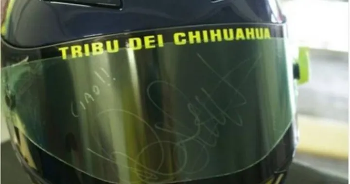 All'asta per beneficienza il casco di Valentino Rossi
