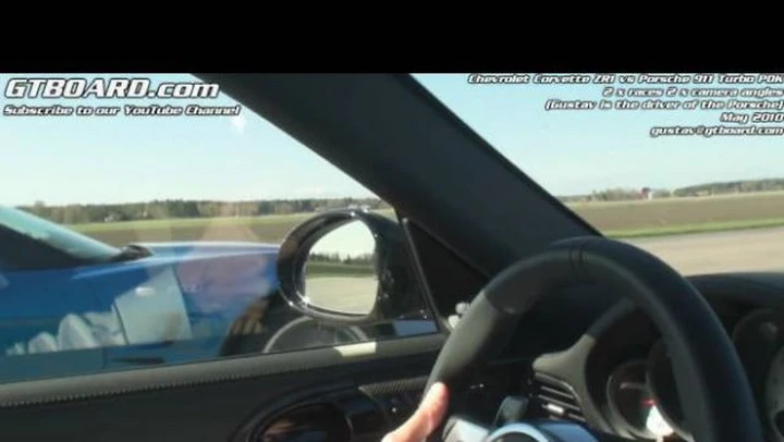 Video: Corvette ZR1 contro Porsche 911 Turbo