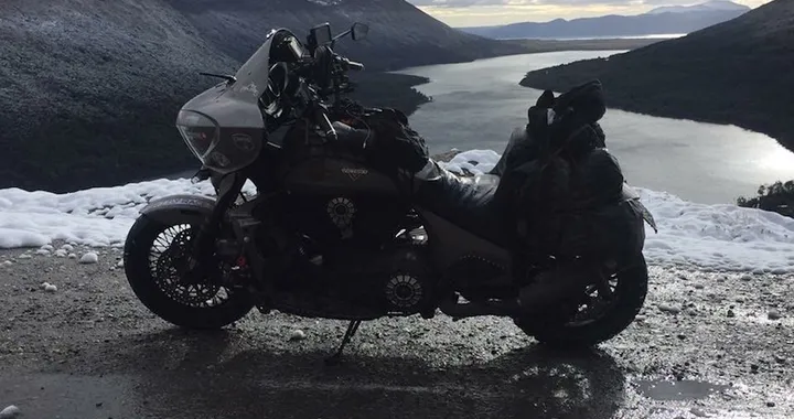 “Grizzly” Pedraita tenta il record mondiale con la sua Victory Cross Country Tour