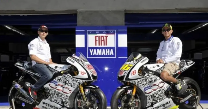 MotoGP: Ecco la nuova livrea del Fiat Yamaha Team per Laguna Seca