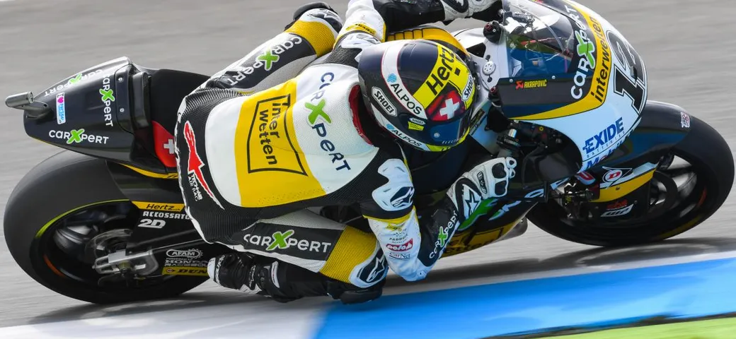 Moto2 Assen FP1: Thomas Luthi in vetta, Morbidelli 5°