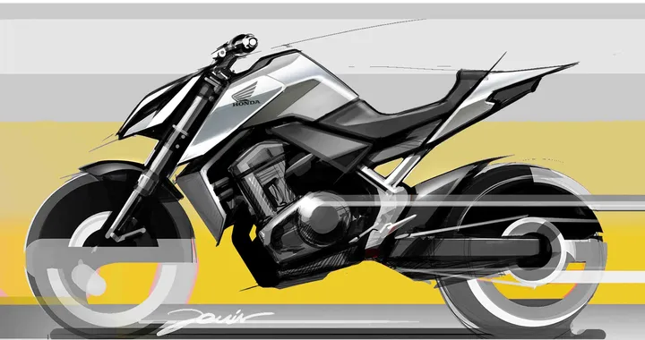 Nuova Honda Hornet 2023, disegnata da Giovanni Dovis