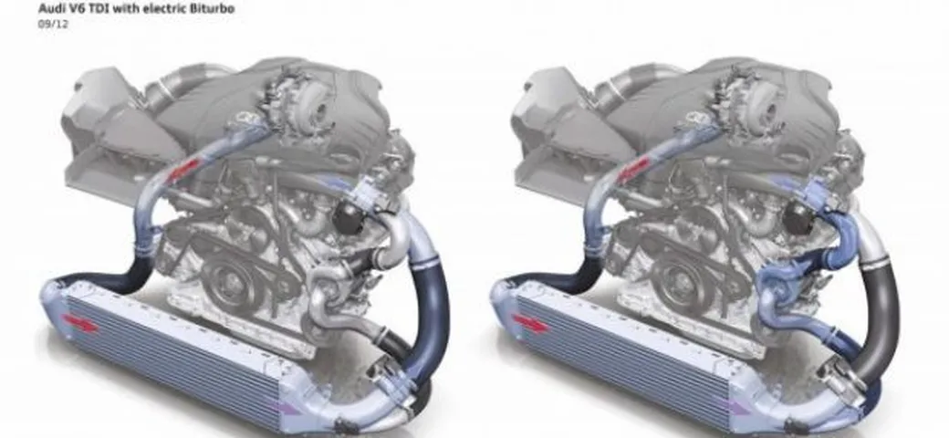 Audi V6 TDI electric biturbo: allo studio il diesel col compressore elettrico