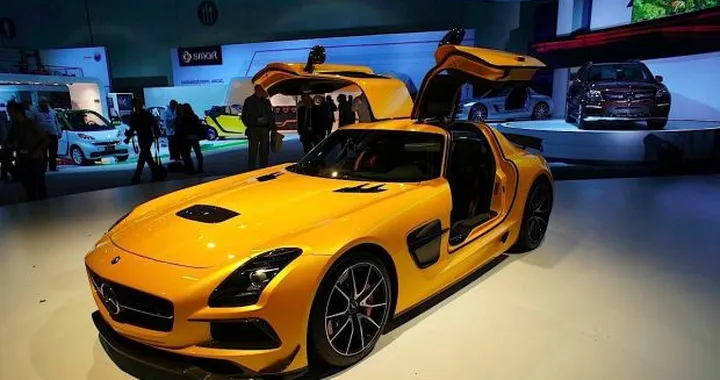 Mercedes SLS AMG Black Series al Salone di Los Angeles 2012 Live