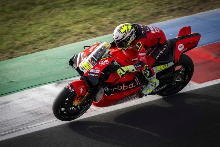 Ducati: Alvaro Bautista testa la Desmosedici GP a Misano