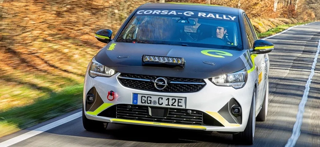Opel Corsa e-Rally: pronta per il debutto agonistico