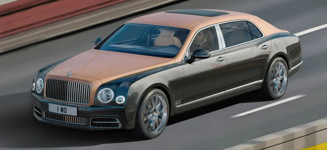La gigafoto della Bentley Mulsanne EWB