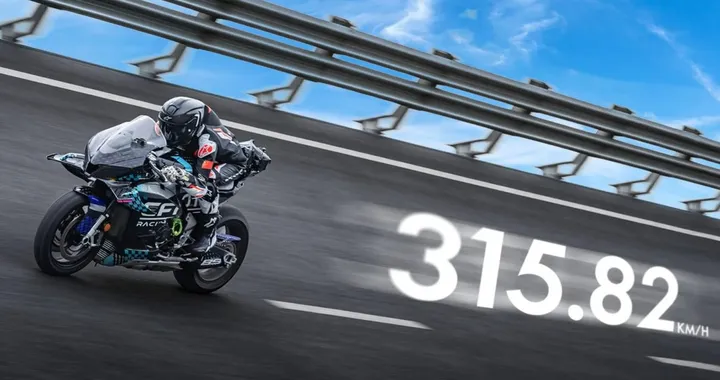 CFMOTO V4 SR-RR da record: la superbike cinese supera i 315 km/h