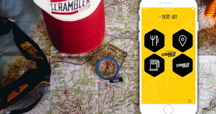 Taste of Joy: l'app Scrambler Ducati unisce moto e street food