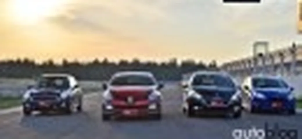 Comparativa Ford Fiesta ST, Mini Cooper S Peugeot 208 GTi e Clio RS il video in pista. Vinca la migliore!
