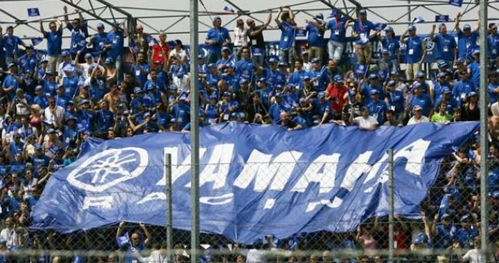 Tribuna Yamaha SBK a Monza