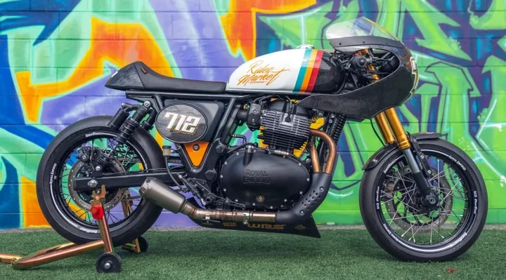 Royal Enfield Continental GT 650, la special rétro che conquista il Build-Off