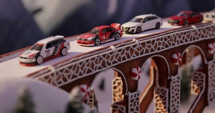 Audi sceglie le macchinine per celebrare il Natale con originalità