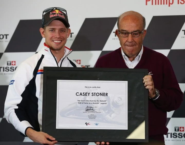 Casey Stoner nella 'Hall of Fame' della MotoGP: 