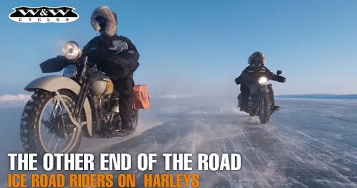 Ice Road Riders (on Harleys)