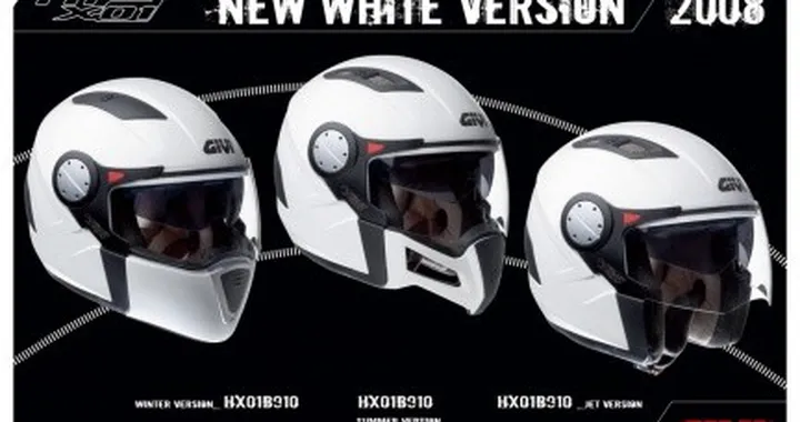 Givi XPS X01 in abito bianco