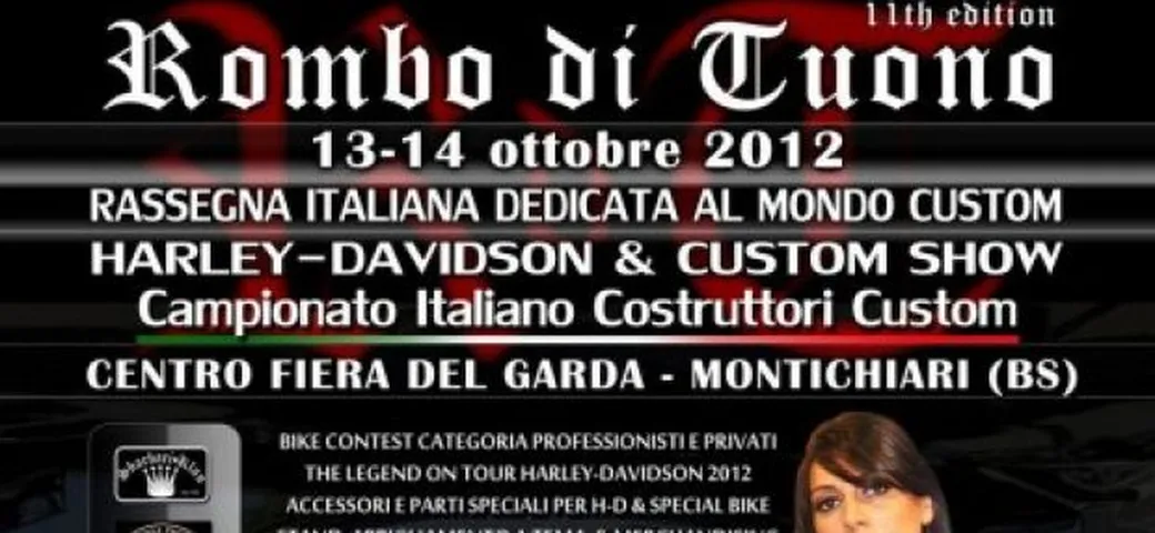 A ottobre arriva Rombo di Tuono!