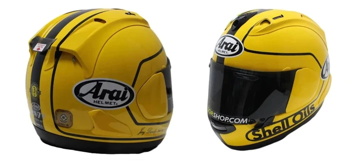 Arai omaggia Joey Dunlop a 25 anni dalla scomparsa con un casco commemorativo