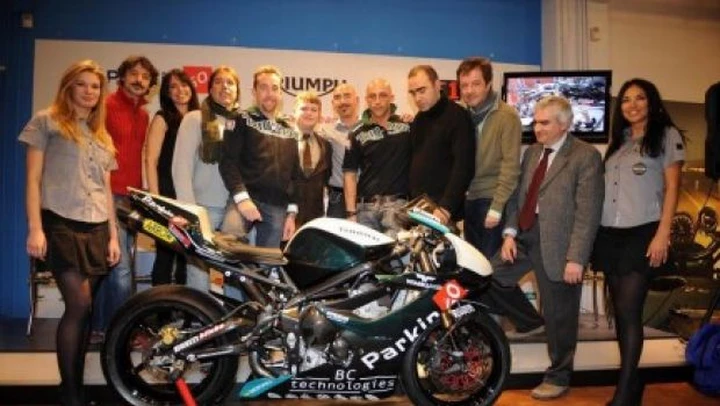Presentato il Team ParkinGo Triumph BE1 Racing
