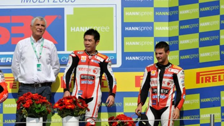 Imola: che Ducati! Che Aprilia! E che piloti! Male Spies.