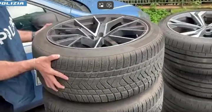 Rubavano gli pneumatici delle auto a Milano: sgominata banda criminale