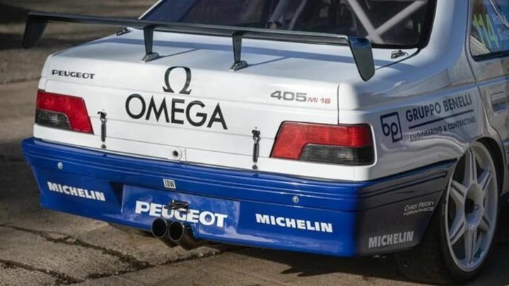 La Peugeot 405 Mi16 di Giovanardi protagonista all'Historic Minardi Day