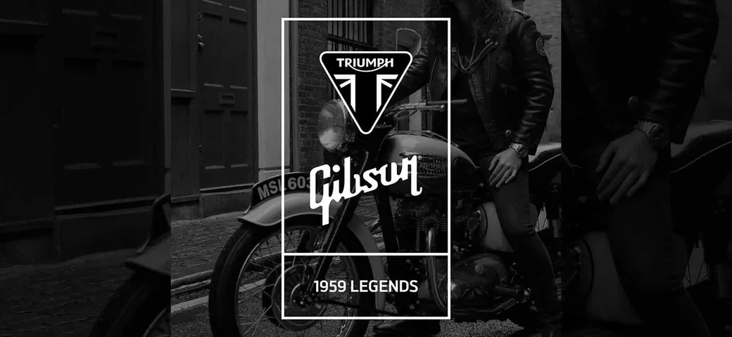 Triumph annuncia la nuova collaborazione con Gibson con l'obiettivo di celebrare il 1959