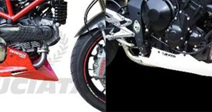 Nuovi puntali Cruciata per Hypermotard e Street Triple