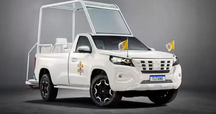 Papa Leone XIV sceglie Fiat: la Papamobile sarà un pick-up trasformato in Uruguay