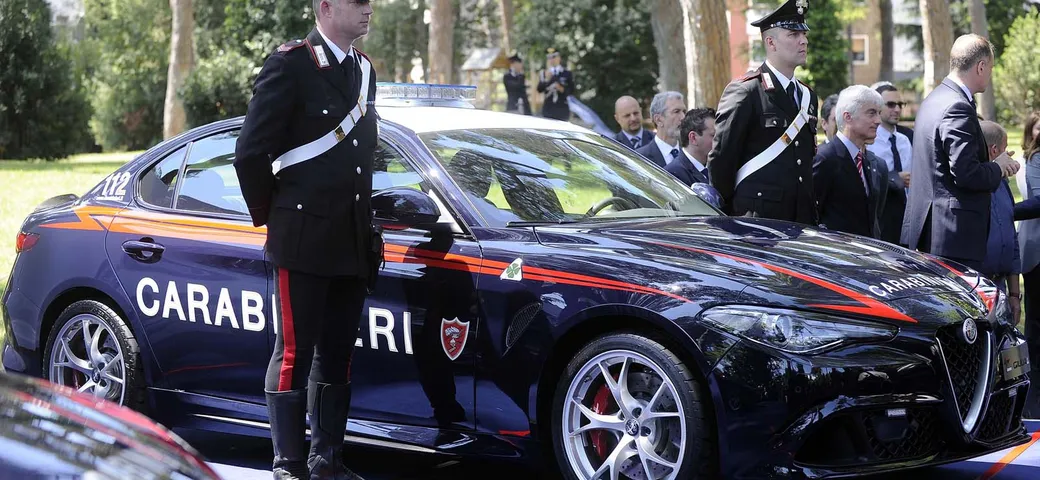 Alfa Romeo Giulia Quadrifoglio Carabinieri: una vita salvata