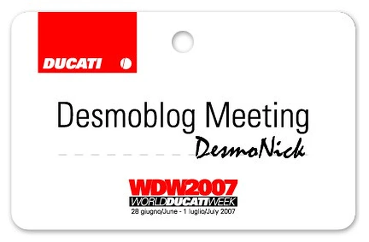 1° raduno ufficiale Desmoblog