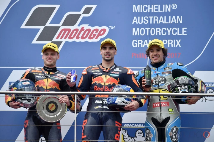 Moto2 Australia: vince Oliveira su Binder e Morbidelli