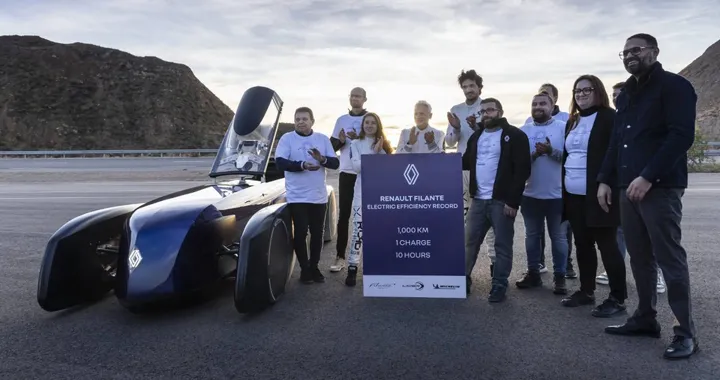 Oltre 1.000 km con una sola ricarica, l'elettrica dei record