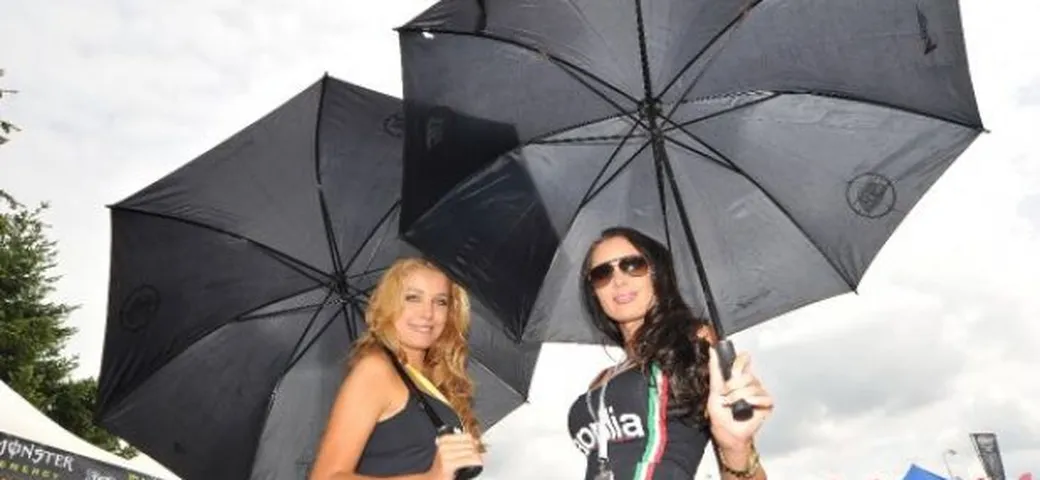 Paddock Girls della SBK di Mosca