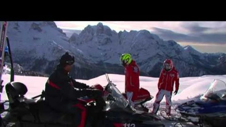 Wrooom 2011: sulla neve con la Ducati Desmosedici GP11