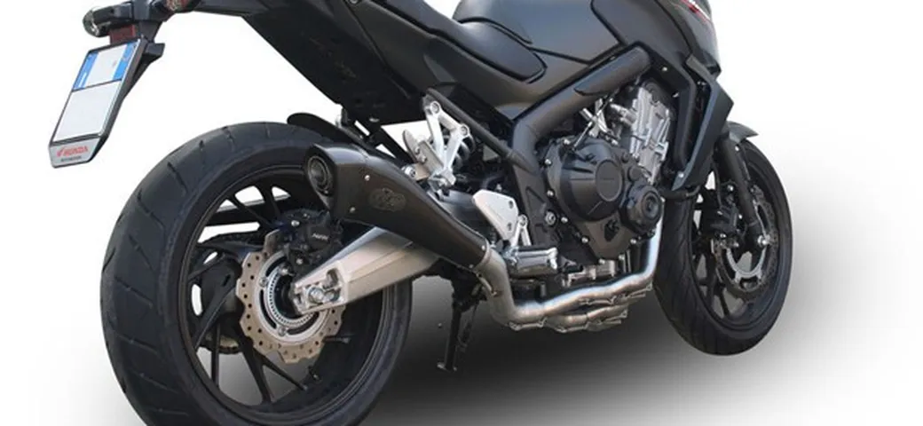 Exan: X-BLACK Ovale per Honda CB650F