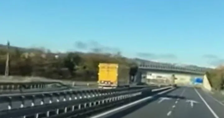 TIR contromano a 90 km/h: follia in autostrada [Video]