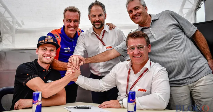Brad Binder in MotoGP nel 2020 con KTM Tech3