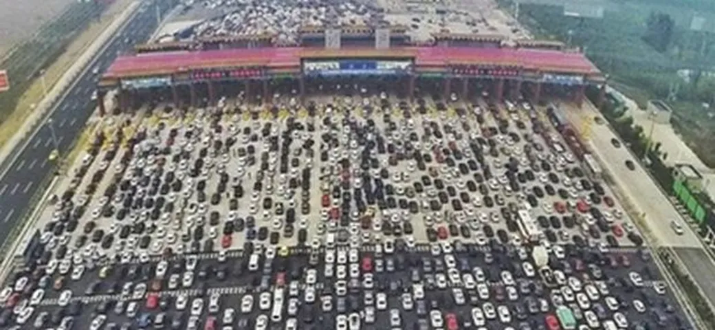 Il mega ingorgo in Cina